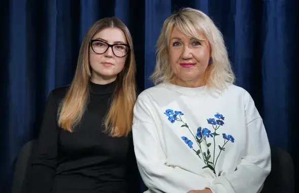 Алеся Буневіч і Ганна Федаронак
