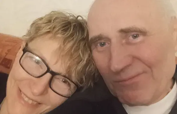 Марына Адамовіч і Мікалай Статкевіч
