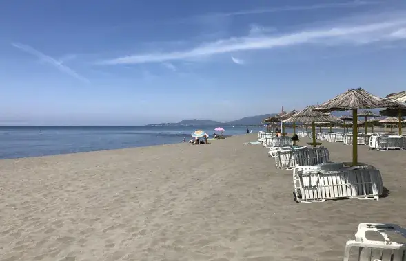 Пляж у Чарнагорыі, ілюстрацыйнае фота
