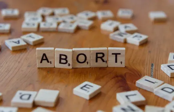 Аборт, ілюстрацыйнае фота
