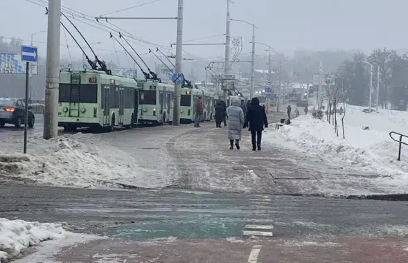 Тралейбусы ў Мінску
