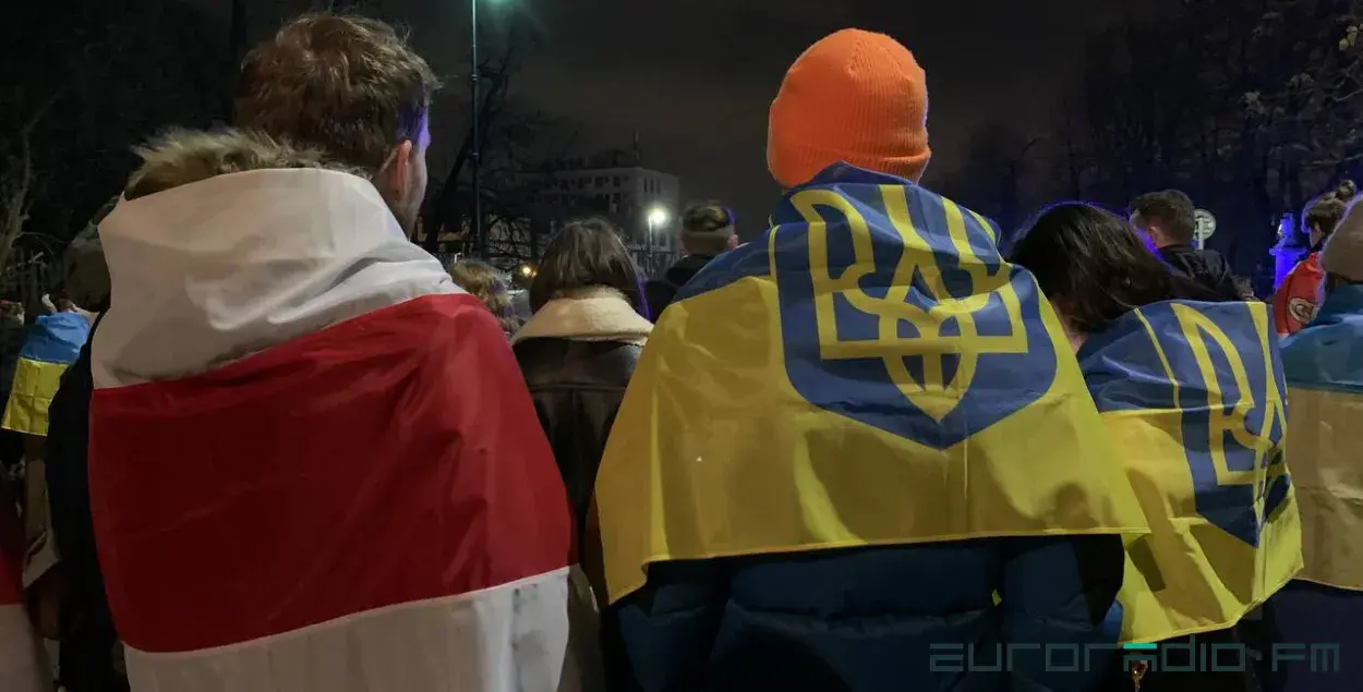 Акцыя ў Варшаве / Еўрарадыё
