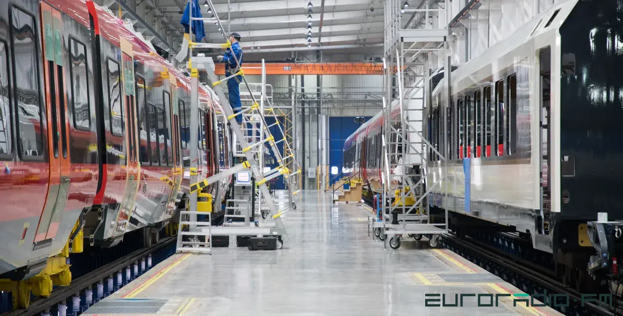 Stadler production in Belarus / Euroradio 