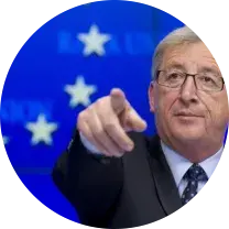 Жан Клод Юнкер — Найджэлу Фараджу ў Еўрапарламенце: “Я здзіўлены, што вы тут”