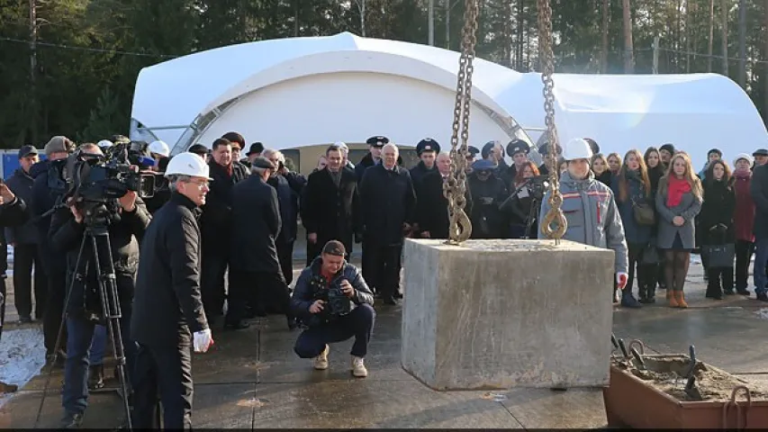 Пад Мінскам пачалі будаваць новы цэнтр кіравання паветраным рухам (фота, відэа)