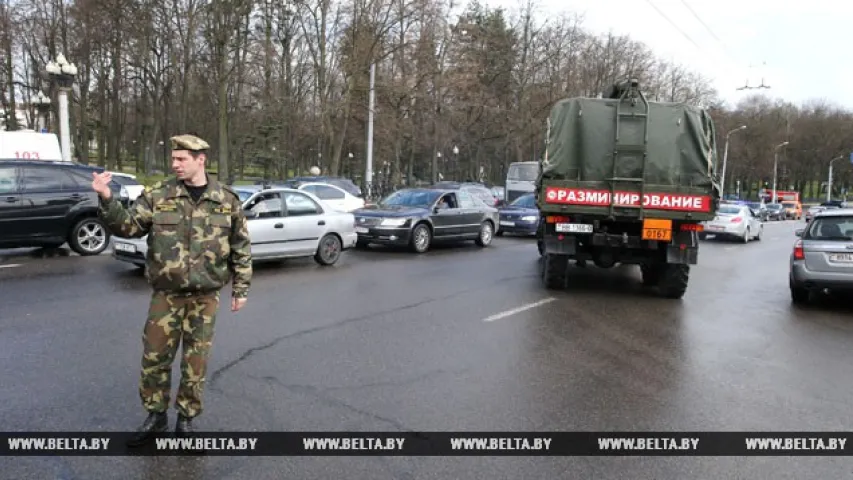 Знойдзеную ў цэнтры Мінска авіябомбу ўзарвуць на барысаўскім палігоне (фота)