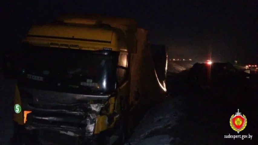 Каля Валожына легкавік трапіў пад фуру, загінулі двое дзяцей і жанчына-кіроўца