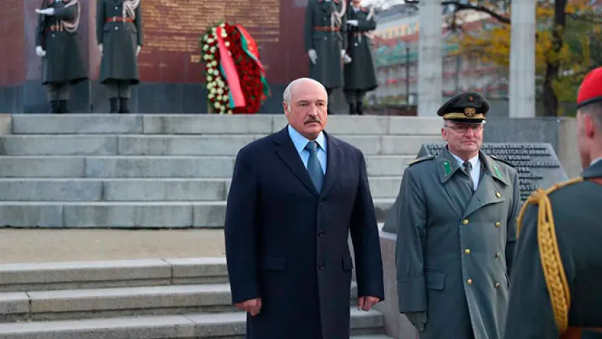 Як Лукашэнку сустракалі ў Вене