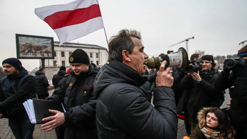 Каля Вярхоўнага суда ў Мінску прайшла акцыя пратэсту (фота, відэа)