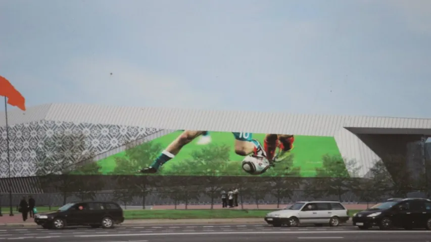 З'явіліся магчымыя праекты нацыянальнага футбольнага стадыёна ў Мінску (фота)