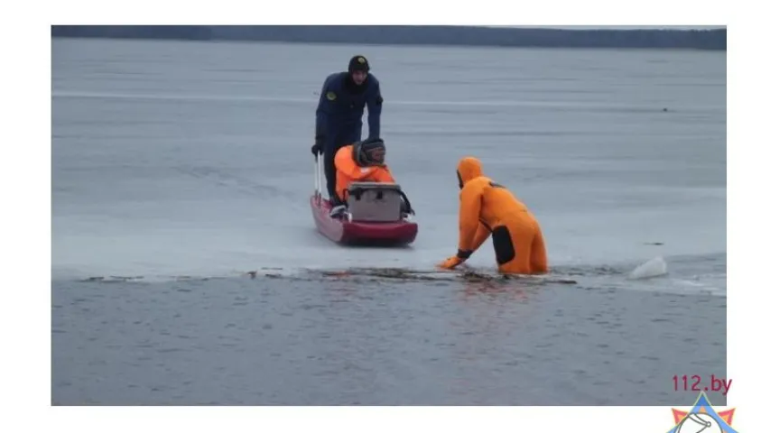 У Мінскім раёне выратавалі 5 рыбакоў (фота)