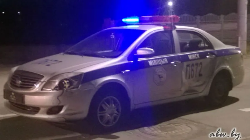 У Мінску была пагоня за BMW, пашкоджаныя дзве машыны ДАІ (АБНОЎЛЕНА)