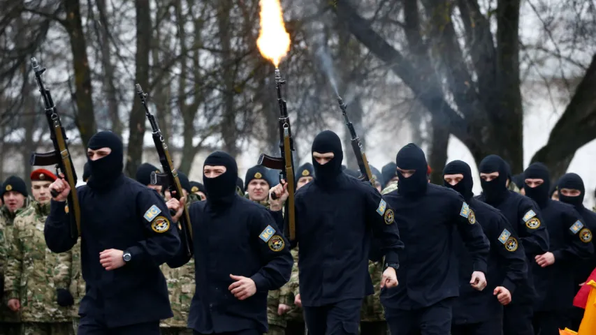 Як у Мінску спецназ праводзіў зіму 