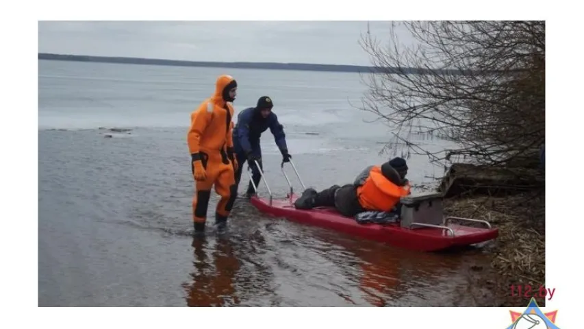 У Мінскім раёне выратавалі 5 рыбакоў (фота)