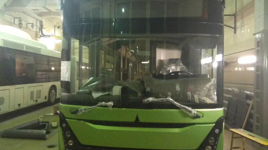 Як выглядае прататып новага мінскага аўтобуса — МАЗ-303