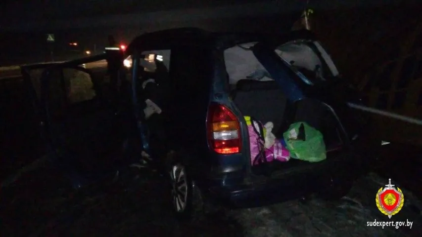 Каля Валожына легкавік трапіў пад фуру, загінулі двое дзяцей і жанчына-кіроўца