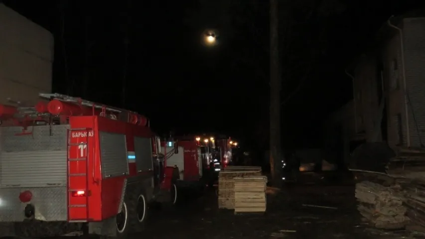 У Барысаве падчас пажару ў адміністрацыйным будынку загінуў чалавек