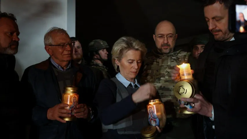 Кіраўніца Еўракамісіі наведала Бучу