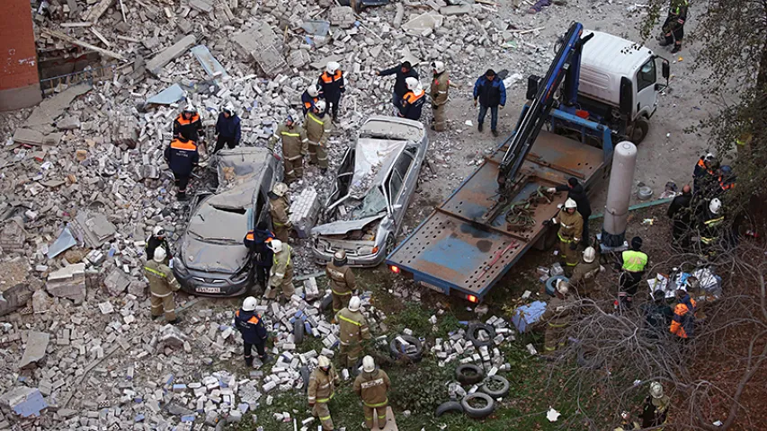 Падчас выбуху ў жылым доме ў Разані загінулі тры чалавекі