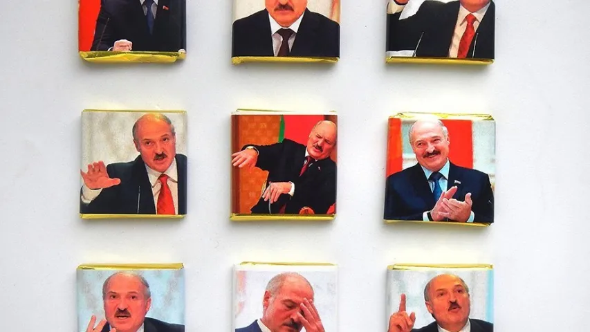 У Бельгіі выпусцілі шакалад з фота Лукашэнкі і яго цытатамі