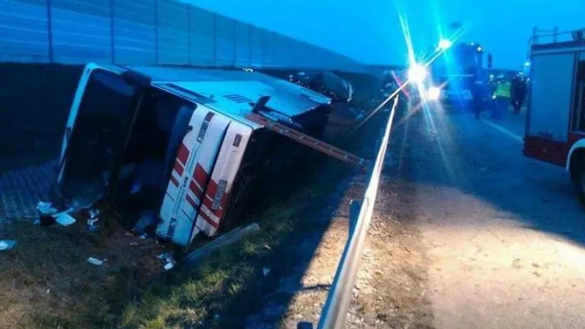 У Польшчы перакуліўся аўтобус з беларускімі турыстамі (абнаўляецца)