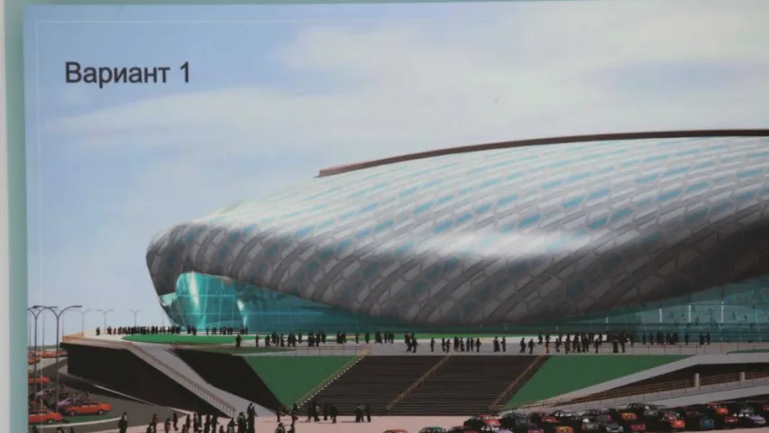 З'явіліся магчымыя праекты нацыянальнага футбольнага стадыёна ў Мінску (фота)