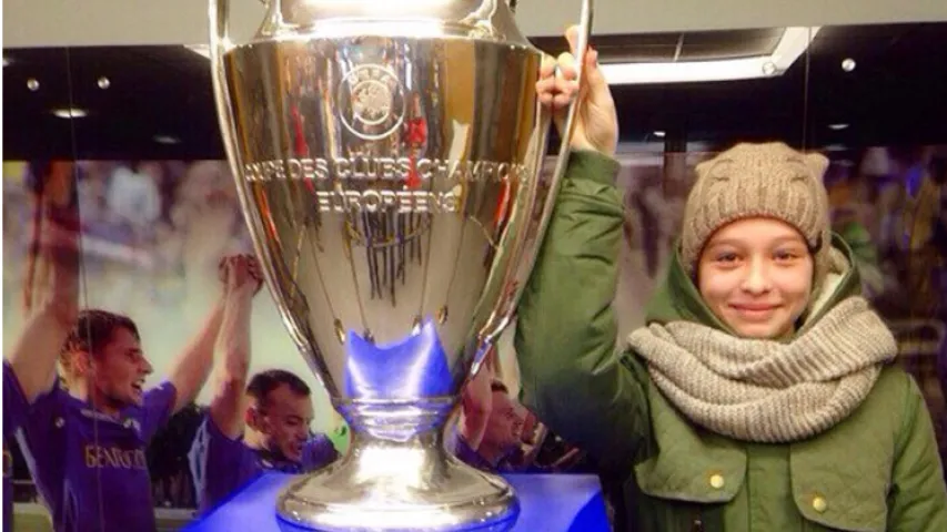 "Тое самае пачуццё, калі дакранаешся да мары многіх футбалістаў свету!"