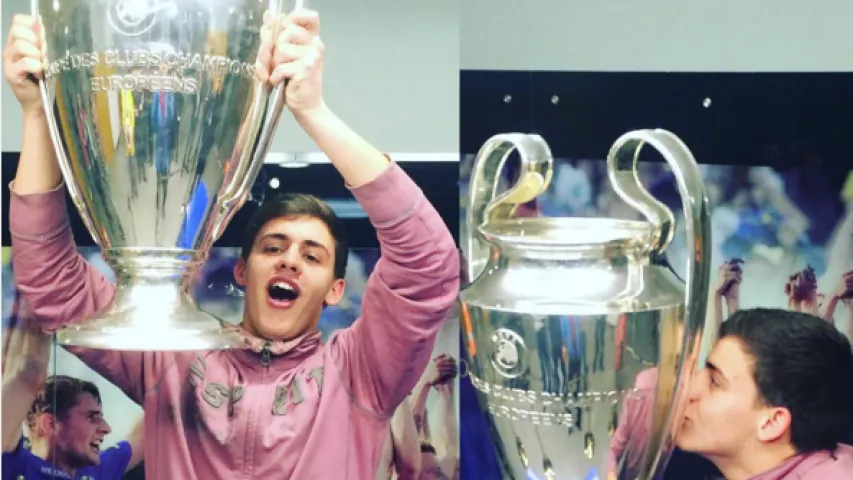 "Тое самае пачуццё, калі дакранаешся да мары многіх футбалістаў свету!"