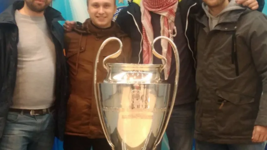 "Тое самае пачуццё, калі дакранаешся да мары многіх футбалістаў свету!"