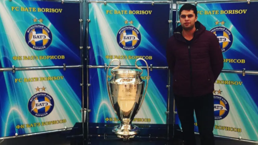 "Тое самае пачуццё, калі дакранаешся да мары многіх футбалістаў свету!"