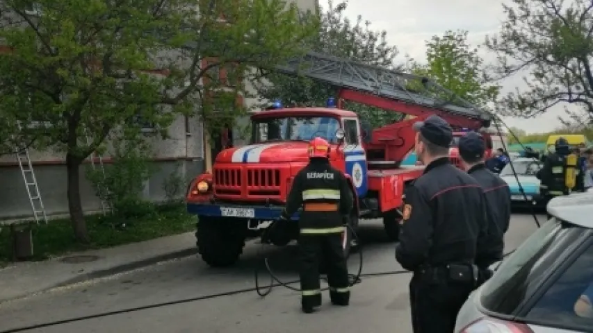 У Бярозе пажарныя ўратавалі 9-гадовую дзяўчынку