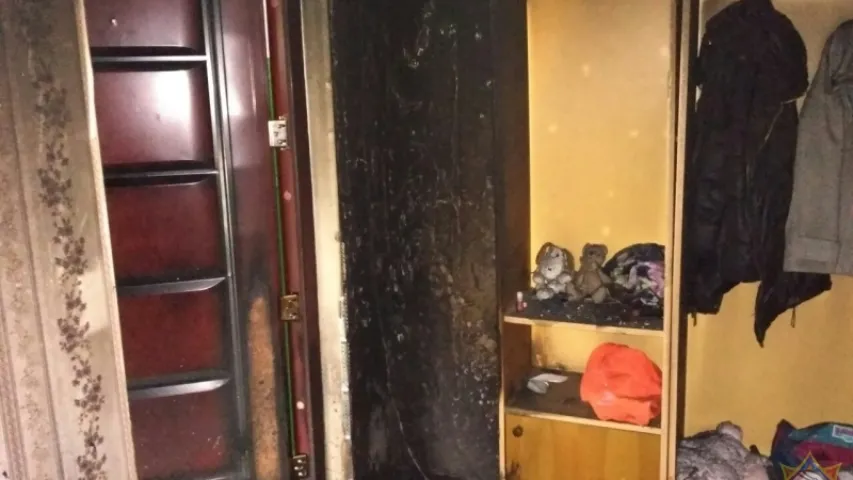 У Бярозе пажарныя ўратавалі 9-гадовую дзяўчынку