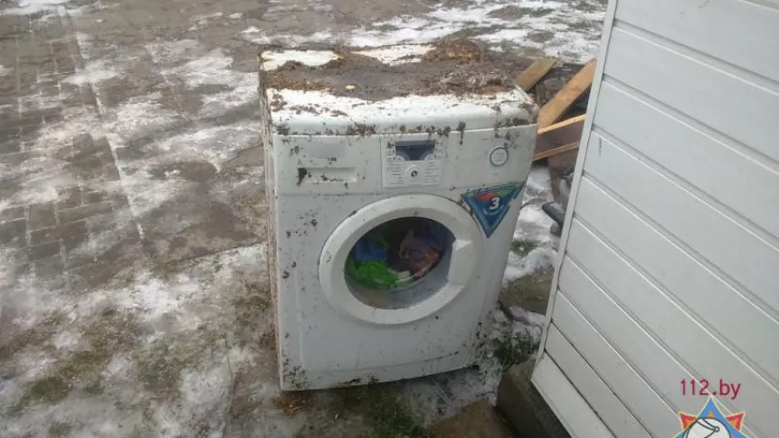 У Брэсце на пажары ўратавалі дваіх малых хлопчыкаў (фота)