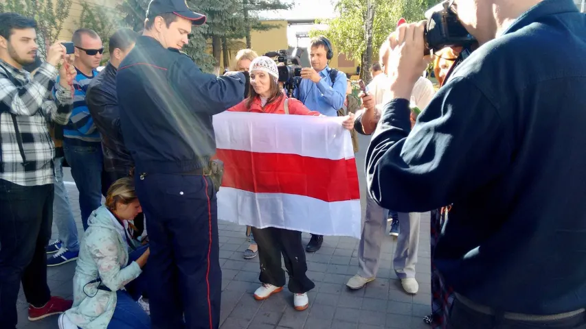 У Мінску патрабавалі свабоду для Эдуарда Пальчыса ("Джона Сільвера")