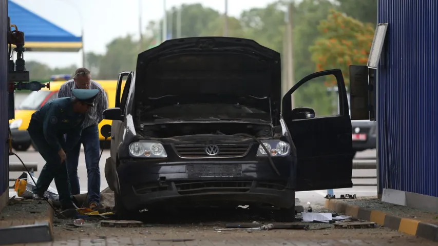 Следчы камітэт пракаментаваў выбух на запраўцы ў Баранавічах