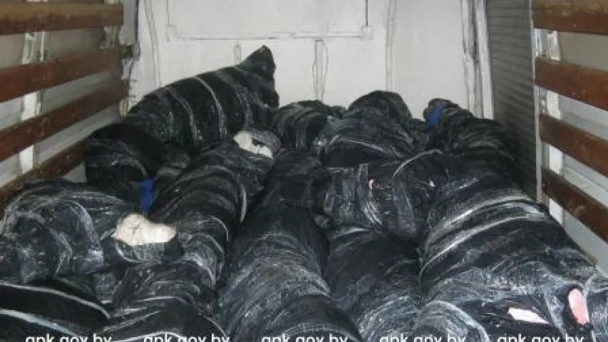 У Столінскім раёне памежнікі абстралялі мікрааўтобус кантрабандыстаў (фота)