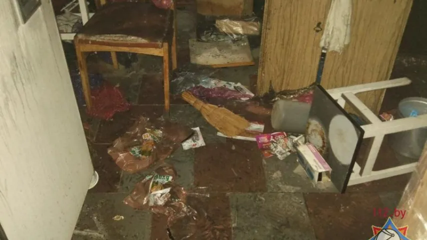 На пажары ў Мінску загінуў мужчына