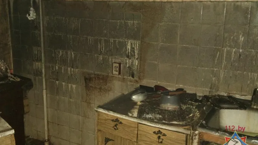 На пажары ў Мінску загінуў мужчына