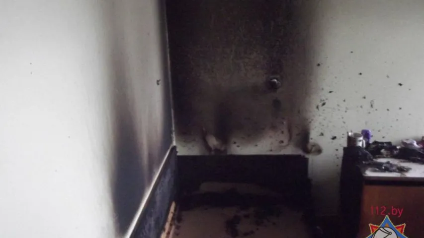 З'явіліся здымкі з бальніцы ў Салігорску, якую эвакуявалі з-за пажару