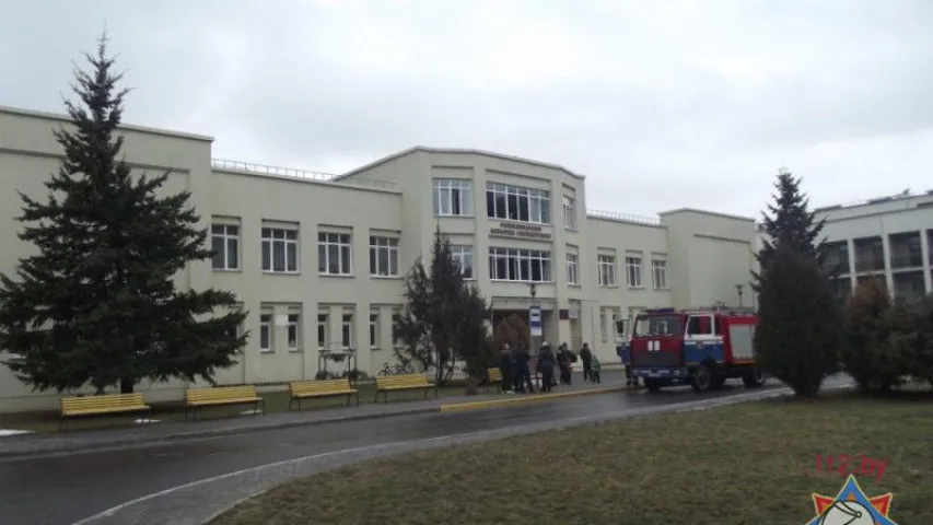 З'явіліся здымкі з бальніцы ў Салігорску, якую эвакуявалі з-за пажару