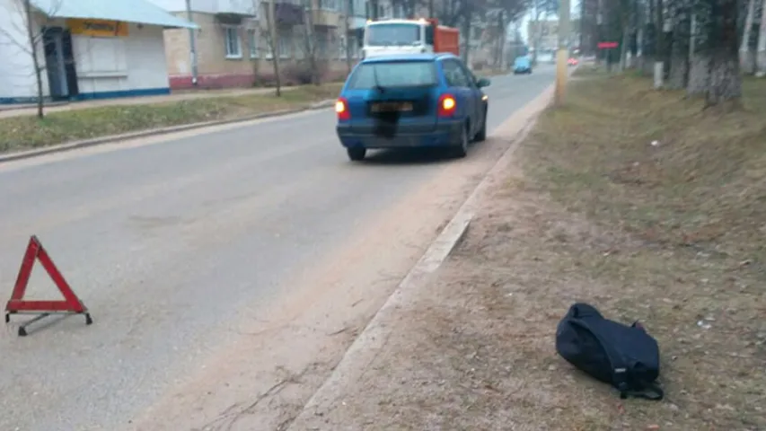 Аўтамабіль у Мачулішчах збіў дзяўчынку, якая перабягала дарогу