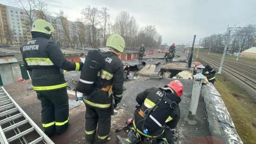 У мінскіх гаражах на вуліцы Лынькова адбыўся выбух