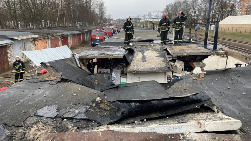У мінскіх гаражах на вуліцы Лынькова адбыўся выбух