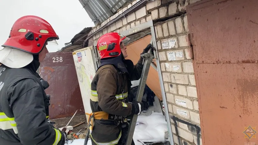 У мінскіх гаражах на вуліцы Лынькова адбыўся выбух