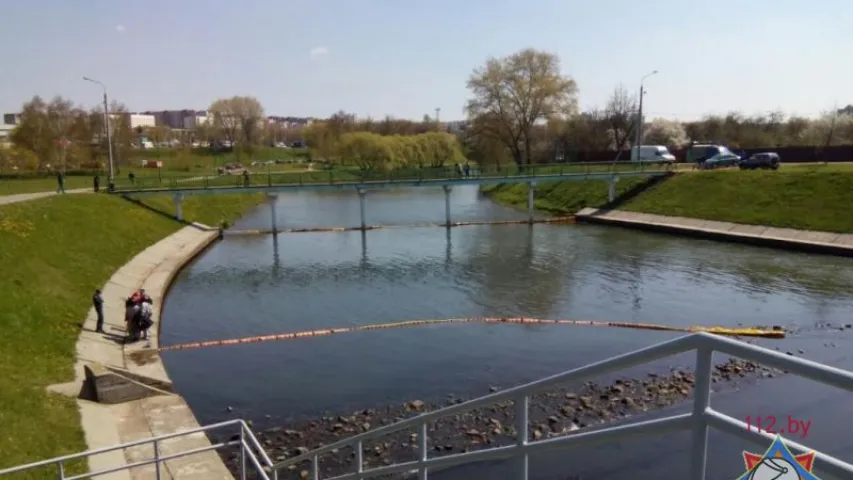 У Свіслачы ў Мінску выявілі нафтапрадукты (фота)