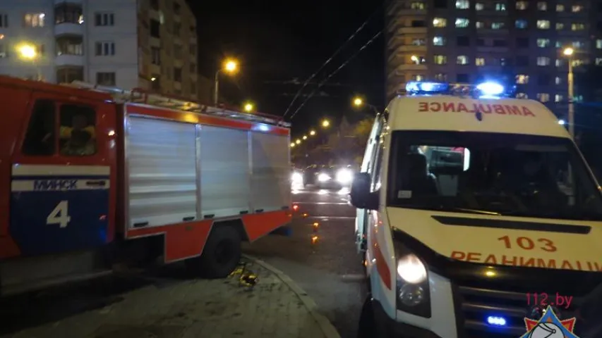 Аўтааварыя часова паралізавала рух у цэнтры Мінска (фота)