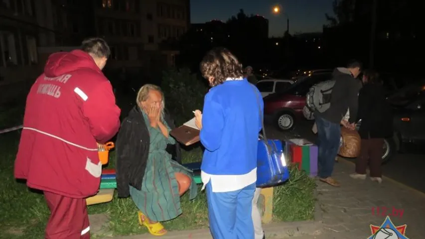 Пажар у Мінску: 1 чалавек загінуў, 15 эвакуяваныя (фота)