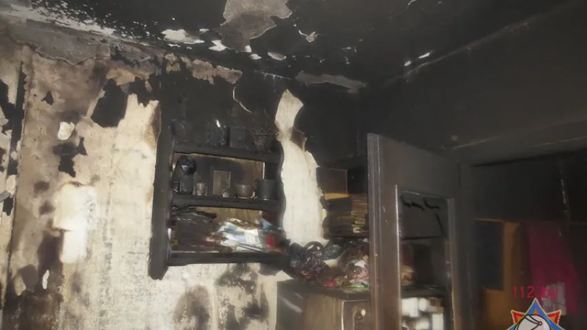 Пажар у Мінску: 1 чалавек загінуў, 15 эвакуяваныя (фота)