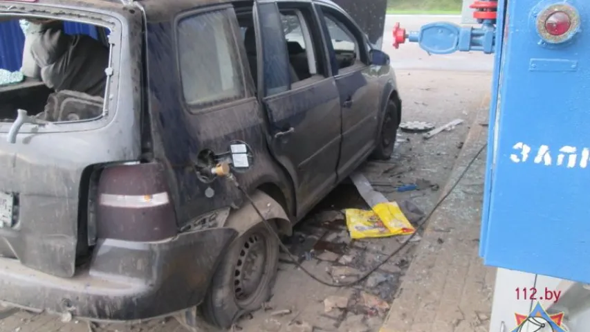 Следчы камітэт пракаментаваў выбух на запраўцы ў Баранавічах