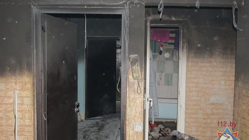 У Мінску трое дзяцей ратаваліся ад пажару і скокнулі з акна другога паверха